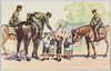 満洲事変記念絵葉書(1) 兵士と子供たち/Picture Postcard Commemorating the Manchurian Incident (1) Soldiers and Children image