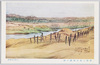 久保田金僊画「爆弾三勇士殉難の跡」/Site of the Martyrdom of the Three Human Bullets, Painted by Kubota Kinsen image