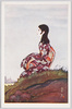 丘の上に佇む少女(「少女の友」賞品) / Girl Lingering on a Hill ("Shōjo no Tomo" Prize) image