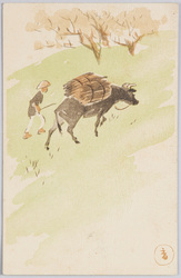 牛と農夫 / Cow and Farmer image