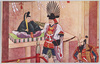 秀吉頼朝の像を撫する図/Picture Depicting Hideyoshi Stroking the Statue of Yoritomo image