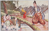 青砥藤綱滑川に銭を拾はせる図/Picture Depicting Aoto Fujitsuna Directing the Search for a Coin He Has Lost in the River image