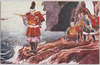 新田義貞佩刀を海に投ずる図/Picture Depicting Nitta Yoshisada Throwing His Sword into the Sea image