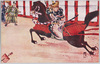 北条時頼小笠懸の図/Picture Depicting Hojō Tokiyori Performing Ogasagake (Horseback Archery) image