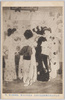 第九回文部省美術展覧会出品 「木挽町の今昔」 池田輝方筆 / Work Exhibited at the 9th Ministry of Education Art Exhibition: Past and Present of Kobikichō, by Ikeda Terukata image