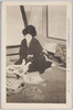 第九回文部省美術展覧会出品 「製作の前」 (京都)伊藤小坡氏筆/Work Exhibited at the 9th Ministry of Education Art Exhibition: Before the Production, (Kyoto), by Ms. Itō Shōha image