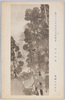 (第十二回文部省美術展覧会) 「湯ばの雨」 鬼頭如石氏筆/(The 12th Ministry of Education Art Exhibition) Rain over a Hot Spring, by Mr. Kitō Joseki image