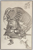 水墨シリーズ(8)釣鐘弁慶/Ink Painting Series (8) Benkei Carrying the Bell of Miidera Temple image