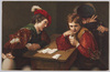 Der Falschspieler, Dresdn Michelangelo da Caravaggio/The Cheaters, Dresden Michelangelo da Caravaggio image
