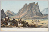 Les montagnes de Sinai. Sinaigebirge. /The mountains of Sinai.  Sinai Mountains. image