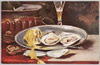 牡蠣とレモン(静物画)(外国製)/Oysters and Lemon (Still Life) (Foreign-Made) image