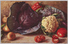野菜(Raphael　Tuck＆Sons’”OILETTE”Serie”Gemuse－Stilleben”No．848)(外国製)/Vegetables (Raphael Tuck & Sons' 