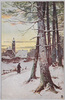 雪の日の夕暮れ(Raphael Tuck＆Sons’”AQUARETTE”Series 6006)(外国製)/Twilight on a Snowy Day (Raphael Tuck &amp; Sons' "Aquarette" Series 6006) (Foreign-Made) image