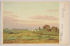 千里の沃野－緩遠省の蒙古包－ 従軍画家三迫星洲筆/A Vast Stretch of Fertile Plain － Mongolian Yurts in Suiyuan Province － by War Painter Misako Seishū  image