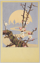 梅と月 / Plum Tree with the Moon image
