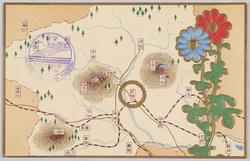 前橋周辺地図(一府十四県連合共賛会開会記念) / Map of Maebashi and Its Environs (Commemoration of the Opening of the Fifteen-Prefecture Joint Fair) image