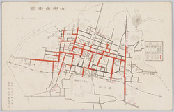 山形市街図 / Complete Map of Yamagatashi image