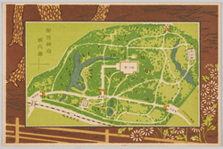 明治神宮境内図 明治神宮社務所発行 / Meijijingū Shrine Precincts Map, Issued by the Meijijingū Shrine Office image