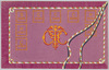 切手と紐のデザイン/Stamp and String Design image