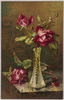 花瓶のバラ(Raphael Tuck＆Sons’”Art”Series 1762)(外国製)/Roses in a Vase (Raphael Tuck & Sons' "Art" Series 1762) (Foreign-Made) image