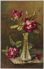 花瓶のバラ(Raphael Tuck＆Sons’”Art”Series 1762)(外国製)/Roses in a Vase (Raphael Tuck &amp; Sons' "Art" Series 1762) (Foreign-Made) image