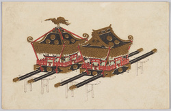 御輿二基 / Two Sacred Palanquins image