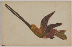 絵葉書 立体細工貼付 / Picture Postcards, Motif Attached image