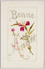 花の刺繍絵葉書(3)(外国製)/Flower Embroidery Picture Postcard (3) (Foreign-Made) image