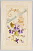花の刺繍絵葉書(外国製)/Flower Embroidery Picture Postcard (Foreign-Made) image