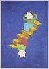 絵葉書世界 「階段」和田誠/Picture Postcard World: Stairs by Wada Makoto image