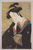 筆を持つ女性/Woman Holding a Writing Brush (Part of Nishiki-e) image