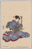 Compliments of Formosa Oolong Tea．(胡弓を弾く女性) 豊国画/Compliments of Formosa Oolong Tea (Woman Playing the Chinese Fiddle) by Toyokuni image