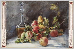 ガラス瓶と果物(外国製) / Glass Bottle and Fruit (Foreign-Made) image