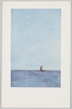 洋上の小舟/Sailboat on the Ocean image