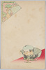 福助と松竹梅デザイン/Fukusuke (Large-Headed Dwarf) and Pine, Bamboo, and Plum Design image