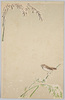 雪中竹に雀/Sparrow Perching on a Snow-Covered Bamboo (Shoin Seal No. 67) image