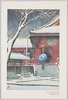 不忍池弁天堂の雪景/Snowscape of the Shinobazu-no-Ike Bentendo Temple image