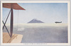大阪行旅客機富士裾野を飛翔中/Passenger Plane to Osaka Flying over the Foot of Mt. Fuji image