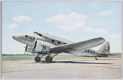 飛行機絵葉書 日本航空輸送株式会社 / Picture Postcards, Airliner, Japan Air Transport Co., Ltd. image