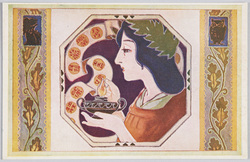 ランプを持つ女性 / Woman Holding a Lamp image
