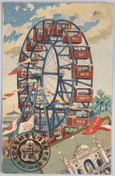 東京勧業博覧会 観覧車 絵葉書 / Picture Postcards of Tokyo Industrial Exhibition: Ferris Wheel image