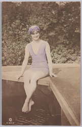 水着の外国人女性(外国製) / Foreign Woman in Swimsuit (Produced Overseas) image