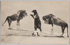 (万国婦人子供博覧会)獅子が熊の楫取でシーソーをしています/(The Women's and Children's International Exhibition) Lions Seesawing on Bear's Command image