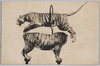 (万国婦人子供博覧会)虎の輪抜け/(The Women's and Children's International Exhibition) Tiger Jumping Through Hoop image