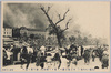 (大阪ノ大火其一)中之島公園ヨリ見タル控訴院　猛火愈々迫ル/(Great Fire of Osaka 1) Court of Appeal Viewed from Nakanoshima Park, Raging Flames Are Finally Approaching image