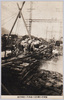阪神青木駅附近の堤流失の修理作業/Repair Work of the Washed-Away Embankment near Hanshin Ōgi Station image