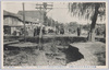 鳥取市未曽有の大洪水の惨状(若桜橋際堤防道路破カイの光況)/Scene of the Disaster of the Unprecedented Great Flood in Tottorishi (Scene of the Destroyed Embankment Road near the Wakasabashi Bridge) image