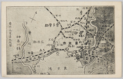 東京水害区域地図 / Tokyo Flood Disaster Area Map image