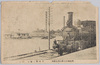 明治四十三年八月大洪水千住停車場/Great Flood of August 1910: Senju Station image