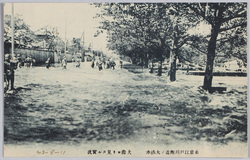 東京江戸川附近ノ大洪水大曲ヨリ見タル実況 / Great Flood near Tokyo Edogawa: Actual Scene Viewed from Ōmagari image